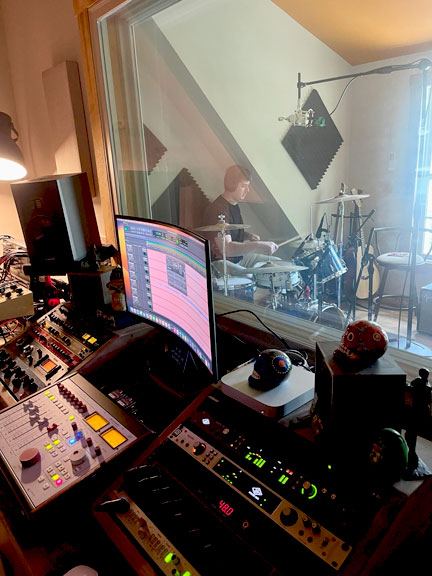 Joint Venture Studios Recording Drum Track